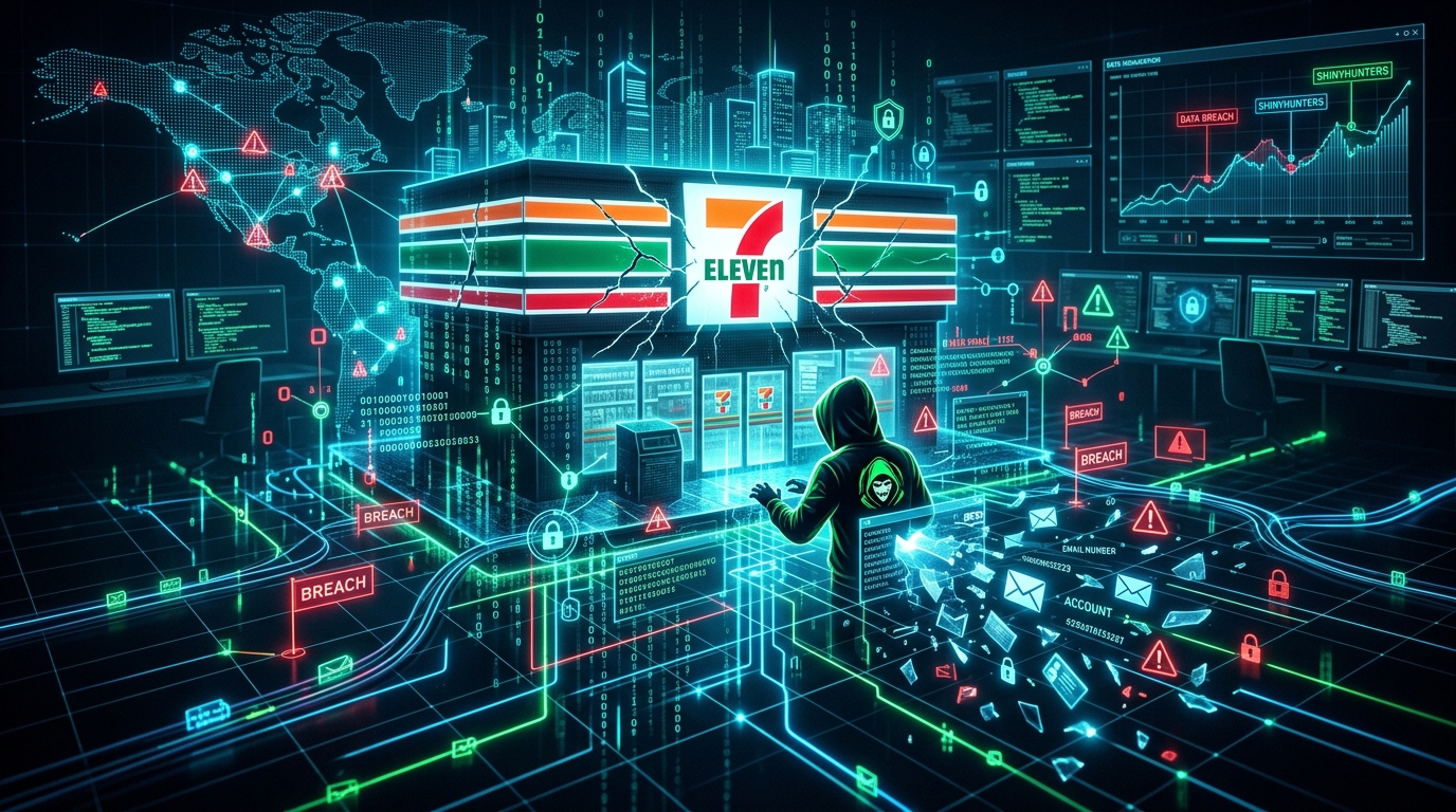 Der globale Einzelhandelsriese 7-Eleven hat ein großes Datenleck nach einer Lösegeldforderung der Cybercrime-Gruppe ShinyHunters bestätigt. Kunden- und Mitarbeiterdaten sind gefährdet.