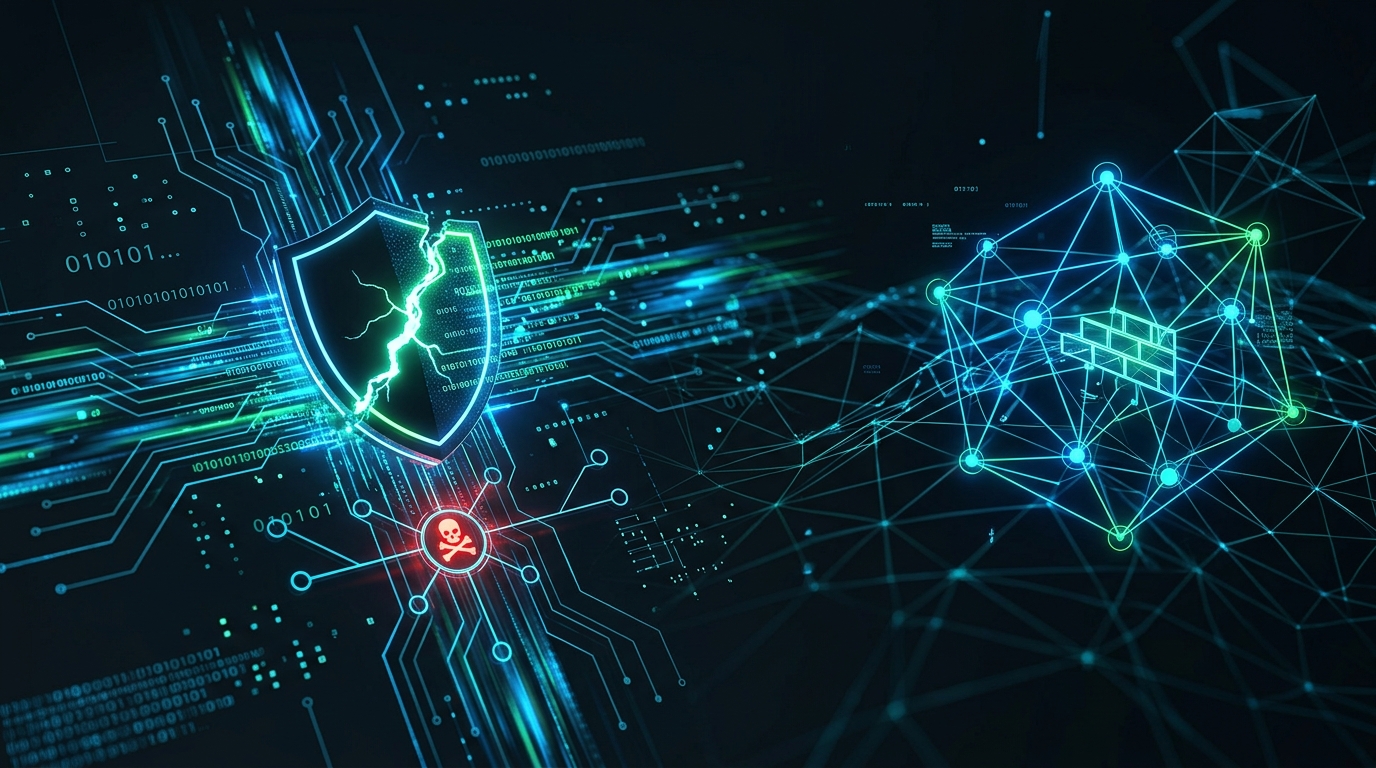 The Ernst & Young logo on a background with a cybersecurity and data breach theme.