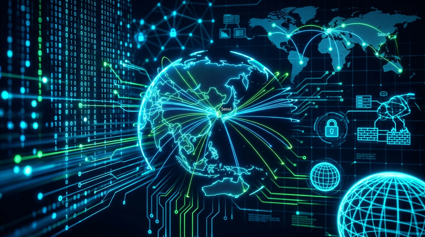 A representative image of the cyberattack targeting the South Korean Ministry of Foreign Affairs, leaking diplomat data.